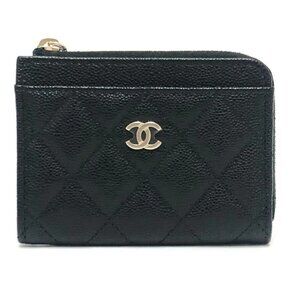 CHANEL Matelasse CC Mark Fragment Case coin purse Card Case Card Case